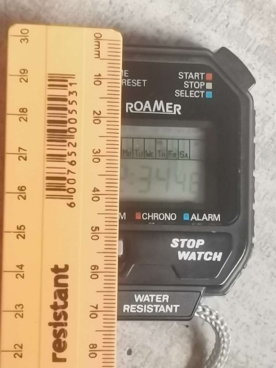 HUGE 73MM ROAMER STOPWATCH IN EXCELLENT WORKING CONDITION