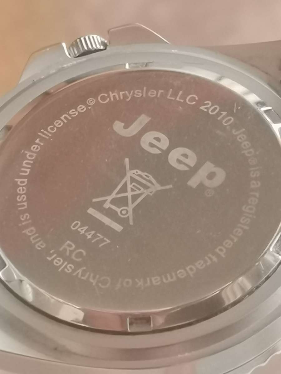 MENS JEEP WATCH WITH HUGE 40MM DIAL IN EXCELLENT WORKING CONDITION