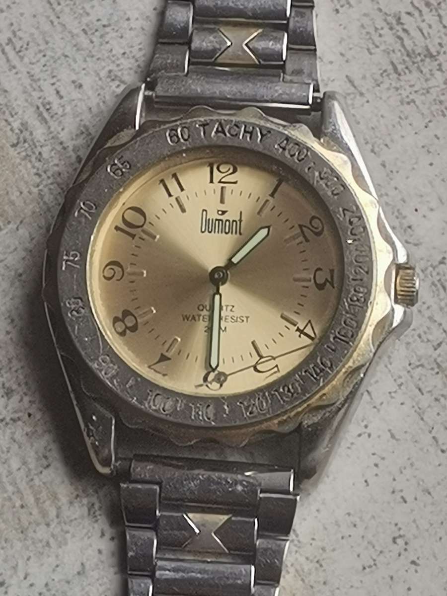 MENS DUMONT 200M WATCH WITH ROTATING BEZEL IN EXCELLENT WORKING