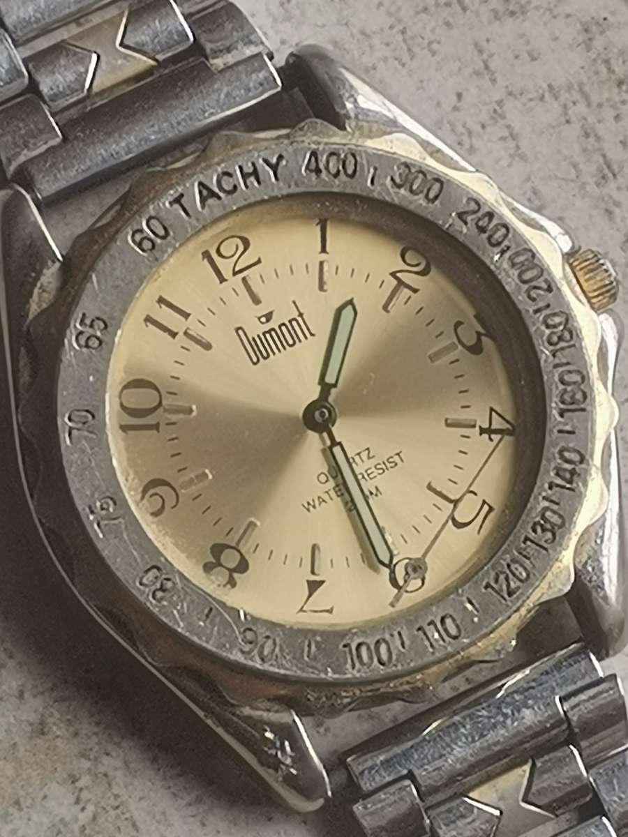 MENS DUMONT 200M WATCH WITH ROTATING BEZEL IN EXCELLENT WORKING