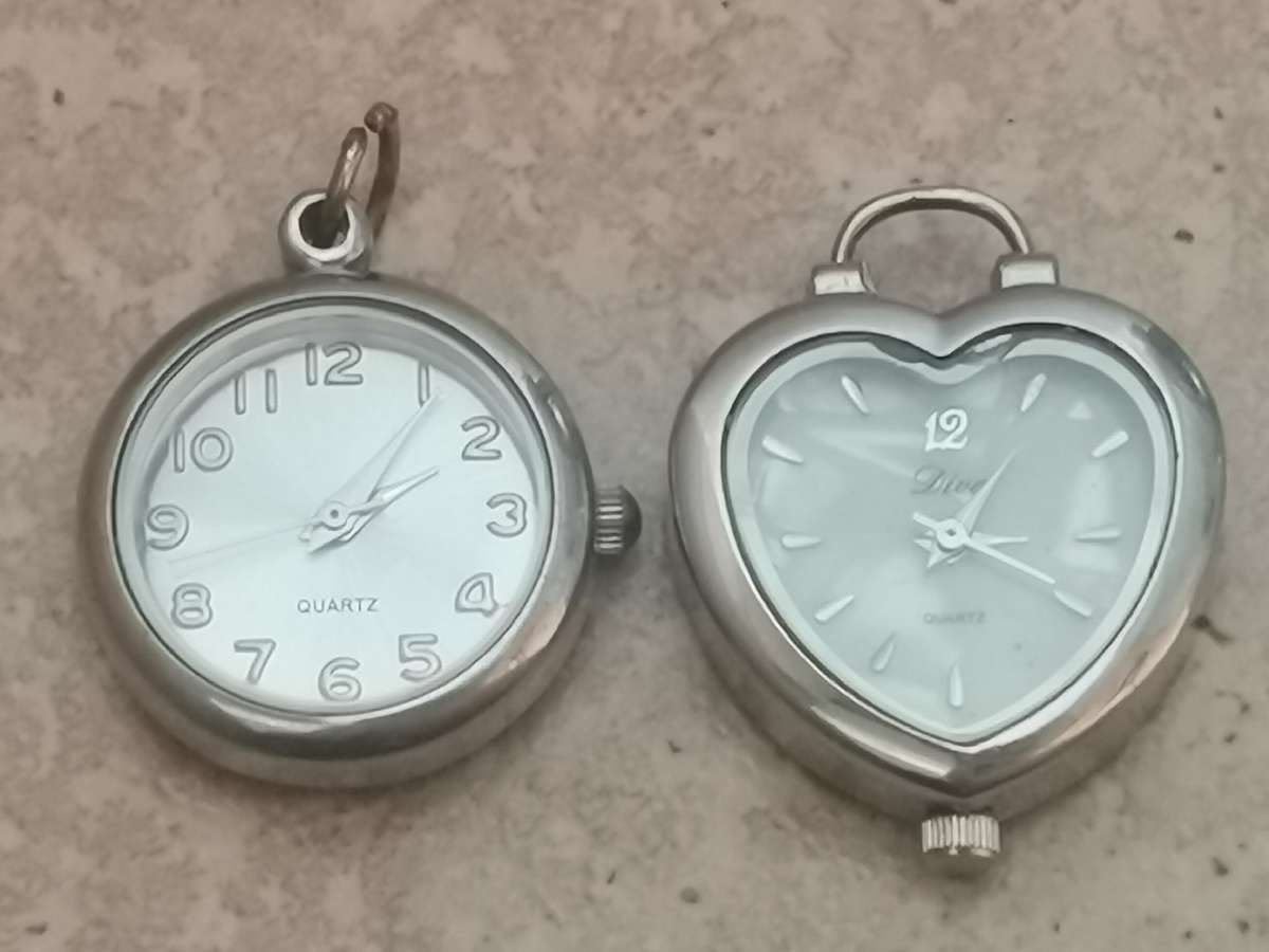 ELEGANT LADIES WATCH PENDANT SET IN EXCELLENT WORKING CONDITION - BIDDING FOR BOTH