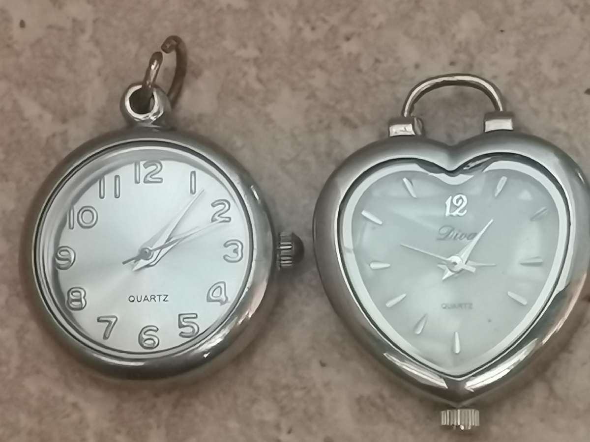 ELEGANT LADIES WATCH PENDANT SET IN EXCELLENT WORKING CONDITION - BIDDING FOR BOTH