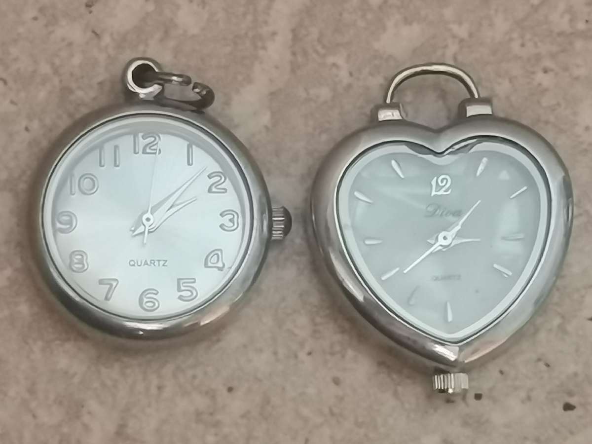 ELEGANT LADIES WATCH PENDANT SET IN EXCELLENT WORKING CONDITION - BIDDING FOR BOTH