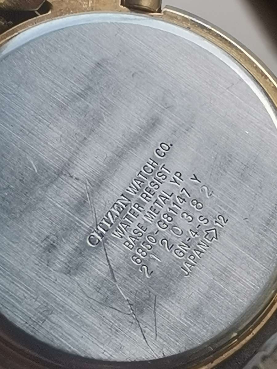 MENS GOLD CITIZEN CHRONOGRAPH WATCH IN EXCELLENT WORKING CONDITION