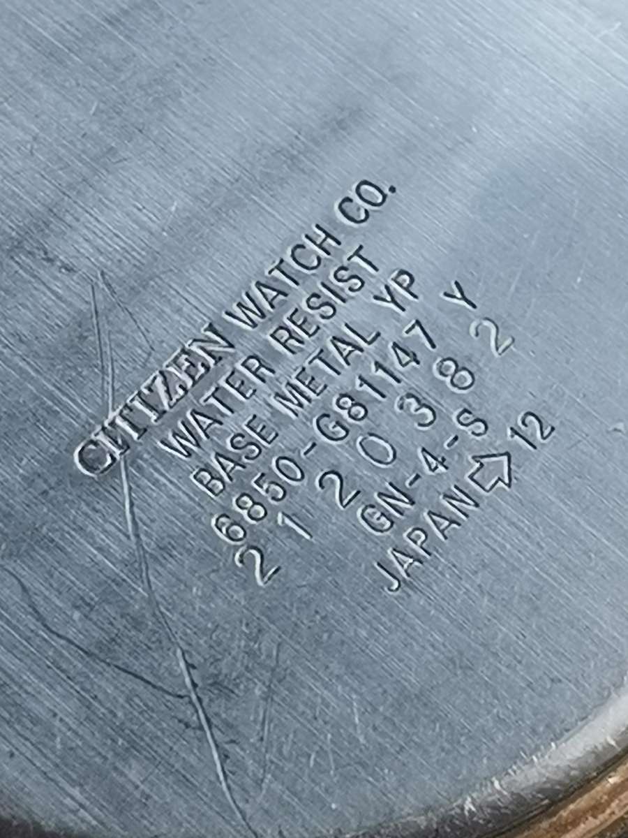 MENS GOLD CITIZEN CHRONOGRAPH WATCH IN EXCELLENT WORKING CONDITION