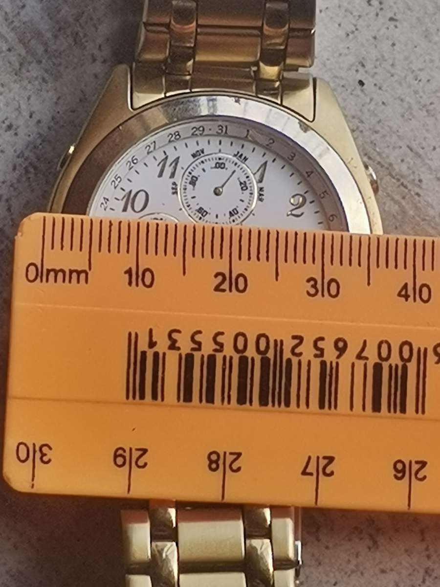 MENS GOLD CITIZEN CHRONOGRAPH WATCH IN EXCELLENT WORKING CONDITION