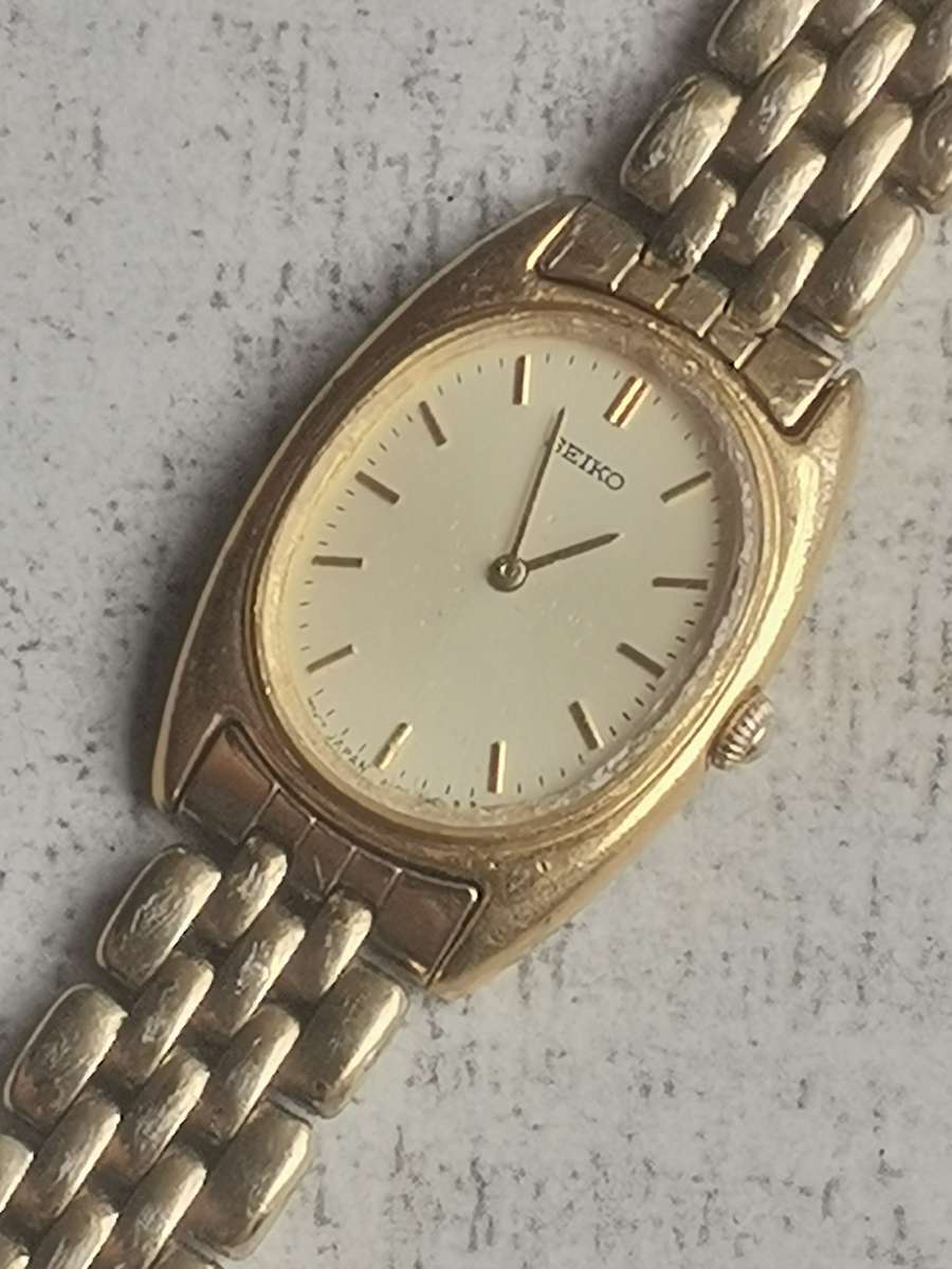 STUNNING LADIES SEIKO GOLD PLATED WATCH IN EXCELLENT WORKING CONDITION