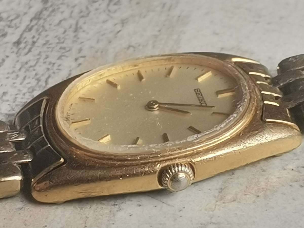 STUNNING LADIES SEIKO GOLD PLATED WATCH IN EXCELLENT WORKING CONDITION