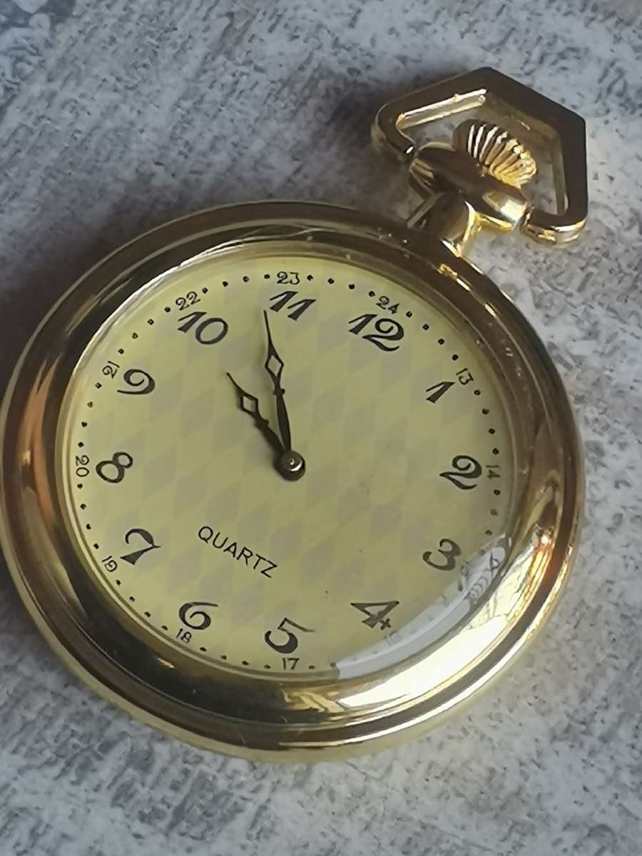 MENS POCKET WATCH SET BOTH IN EXCELLENT WORKING CONDITION - BIDDING FOR BOTH