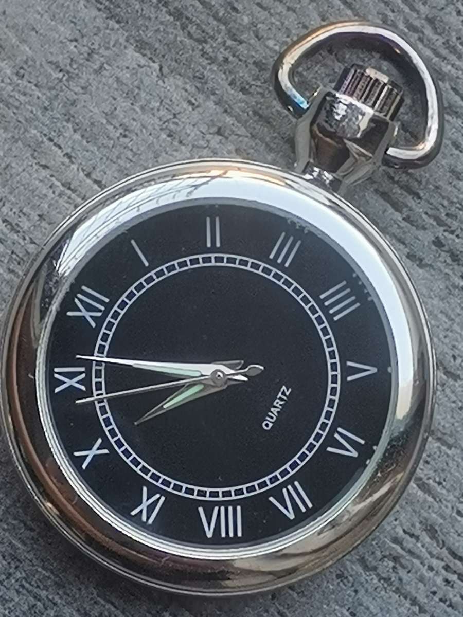 MENS POCKET WATCH SET BOTH IN EXCELLENT WORKING CONDITION - BIDDING FOR BOTH