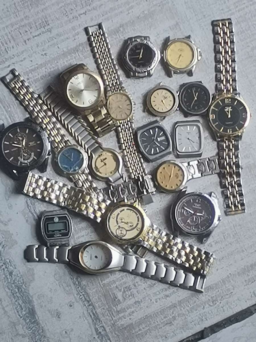 MENS WATCH COLLECTION FOR SPARES OR REPAIRS - ALL UNTESTED