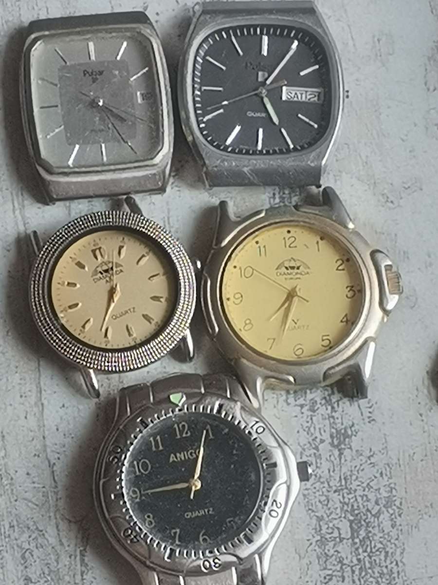 MENS WATCH COLLECTION FOR SPARES OR REPAIRS - ALL UNTESTED