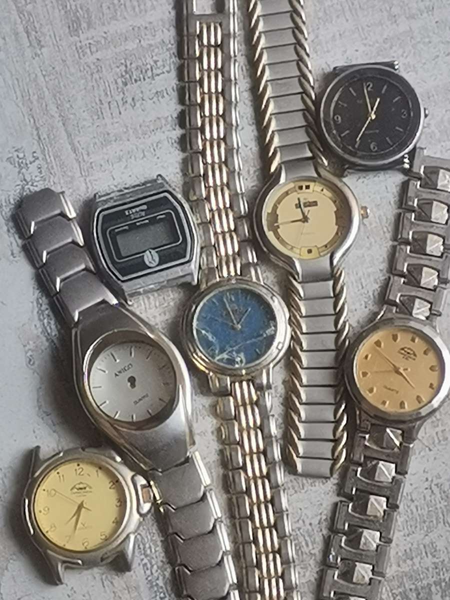 MENS WATCH COLLECTION FOR SPARES OR REPAIRS - ALL UNTESTED