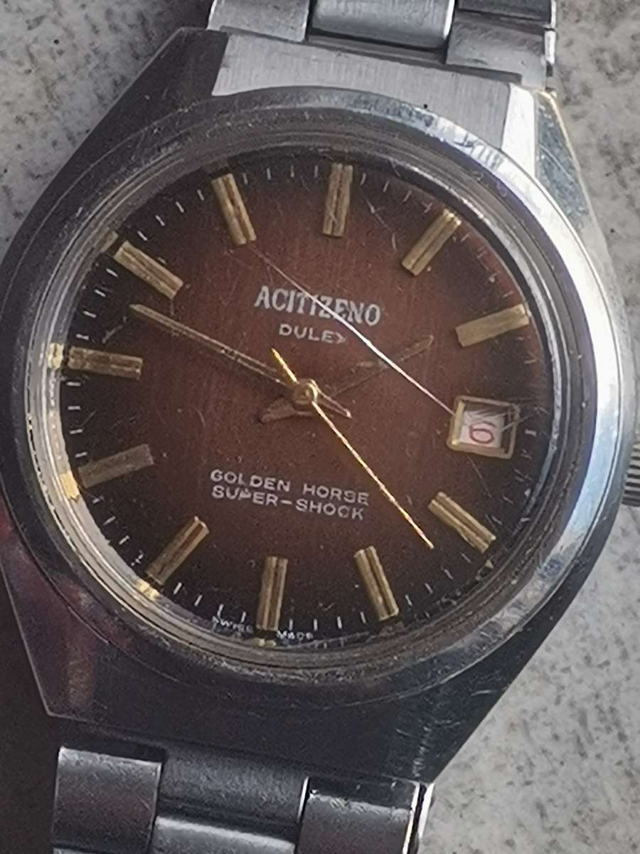 MENS VINTAGE ACITIZENO 17 JEWELS WATCH IN GOOD WORKING CONDITION