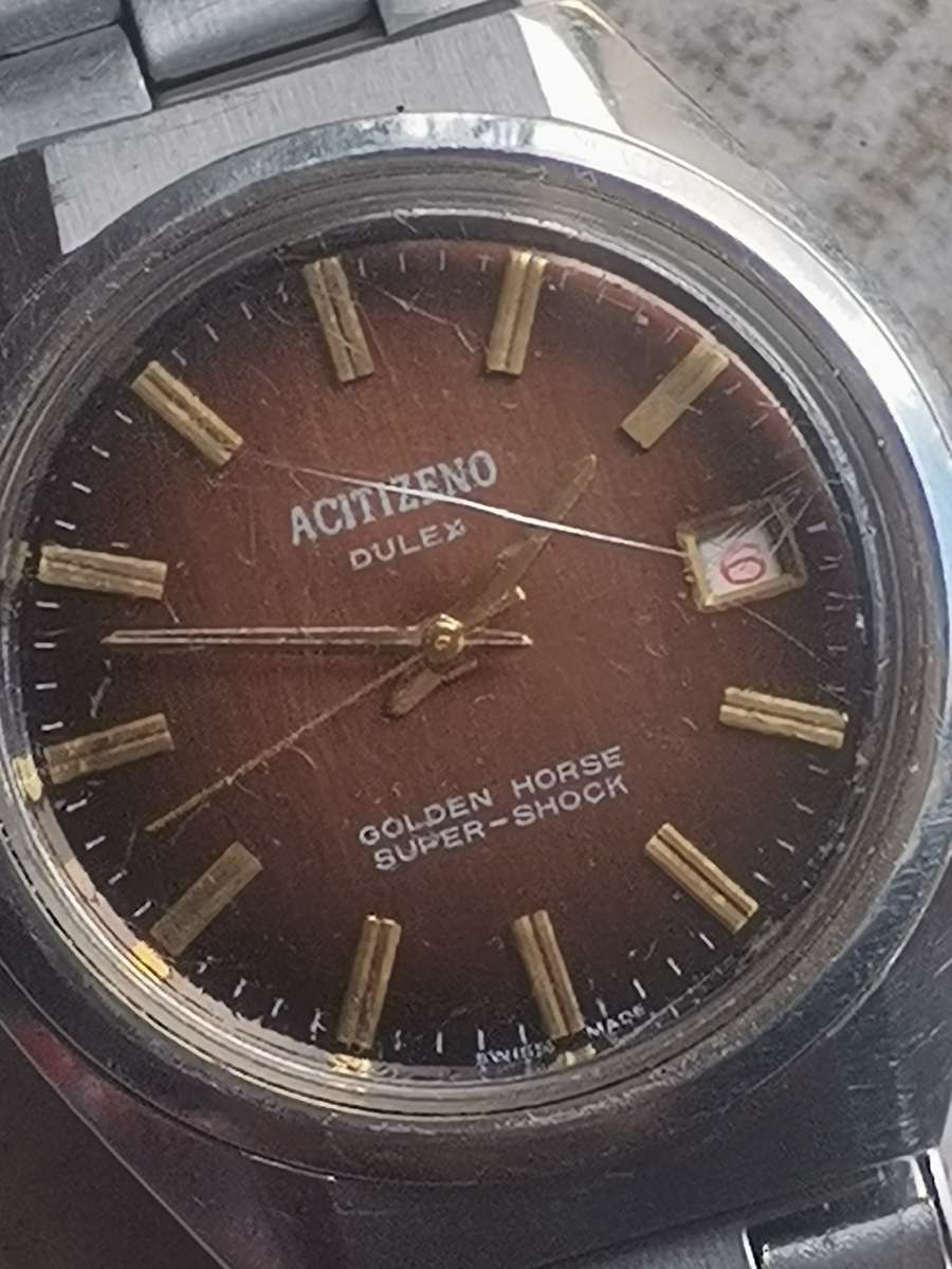 MENS VINTAGE ACITIZENO 17 JEWELS WATCH IN GOOD WORKING CONDITION