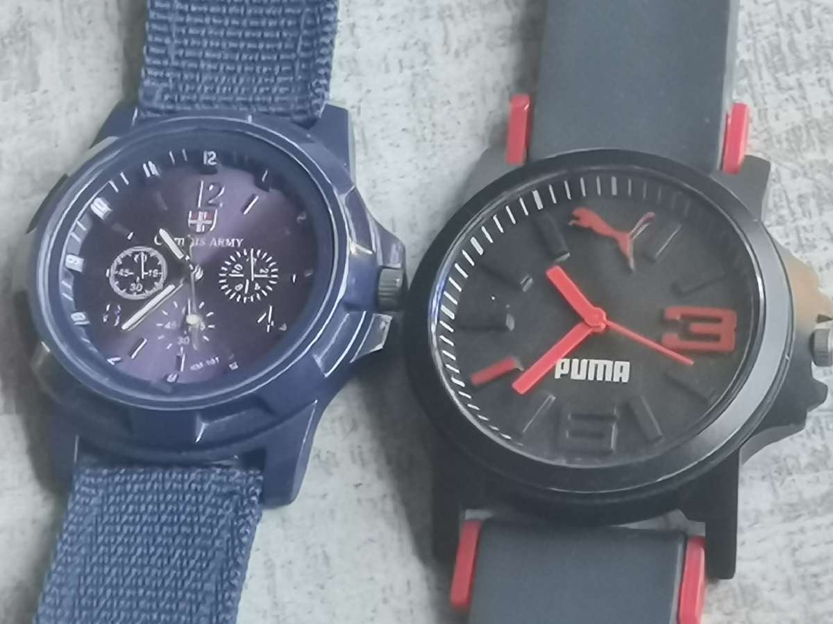 MENS WATCHES BOTH IN EXCELLENT WORKING CONDITION - BIDDING FOR BOTH