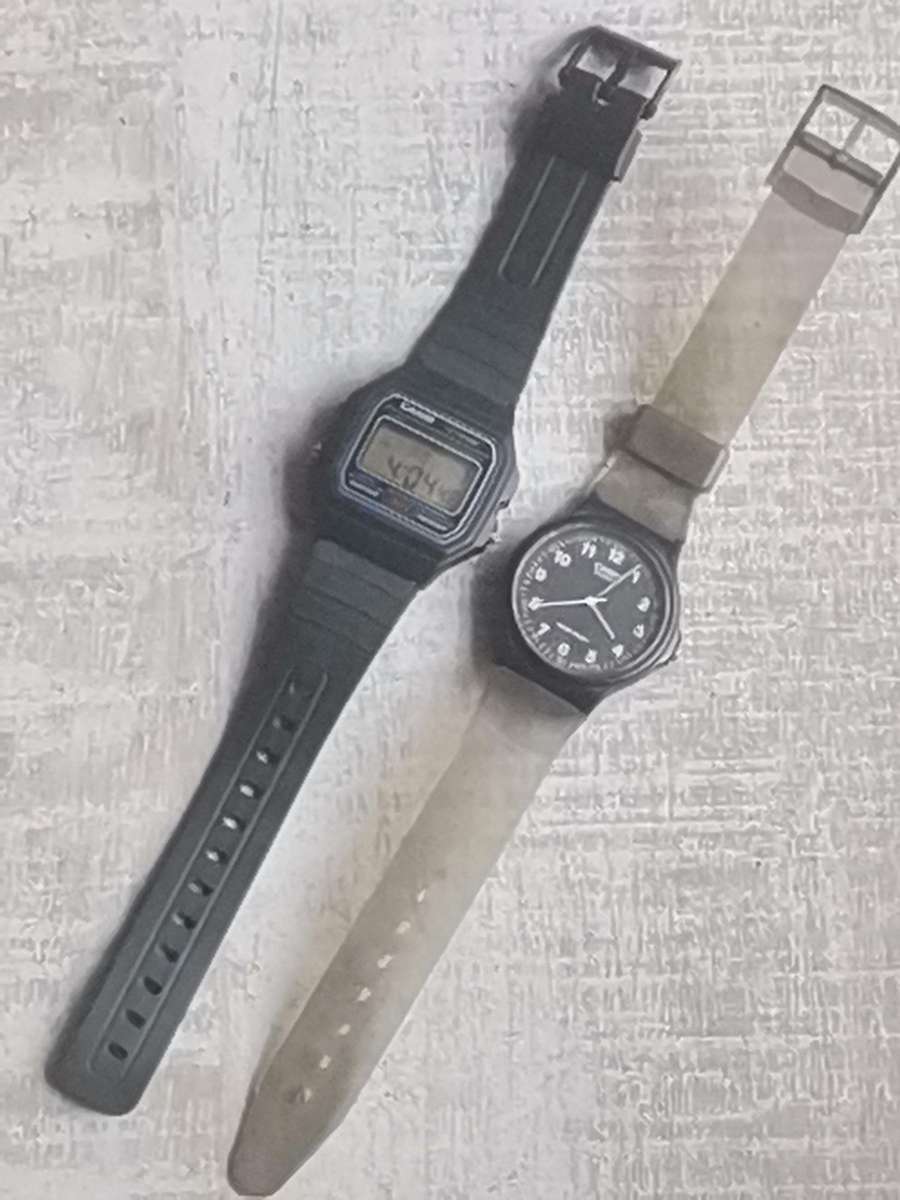 Men's Casio watches - bidding for both