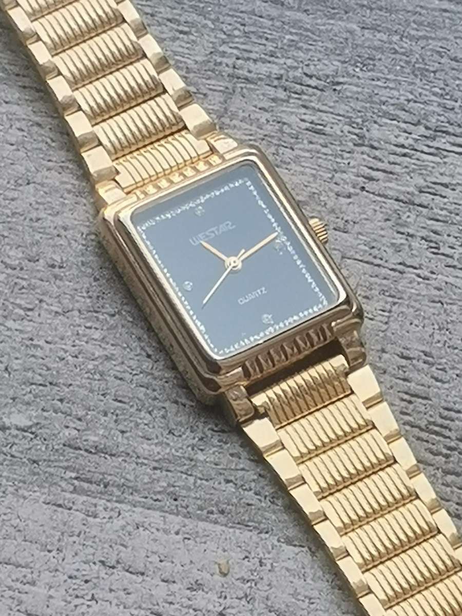 STUNNING LADIES WESTAR GOLD PLATED WATCH IN EXCELLENT WORKING CONDITION