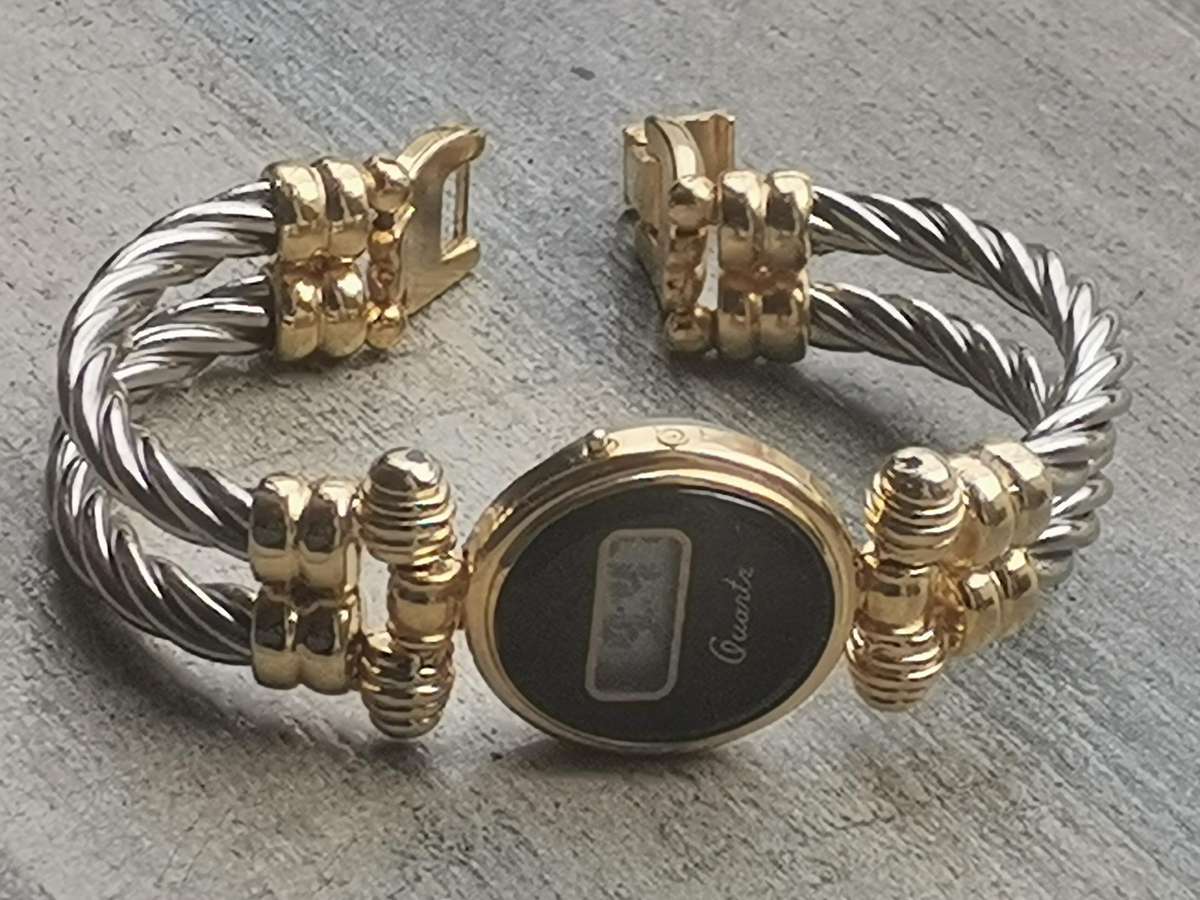 ELEGANT LADIES ROPE BRACELET DIGITAL WATCH IN EXCELLENT WORKING CONDITION