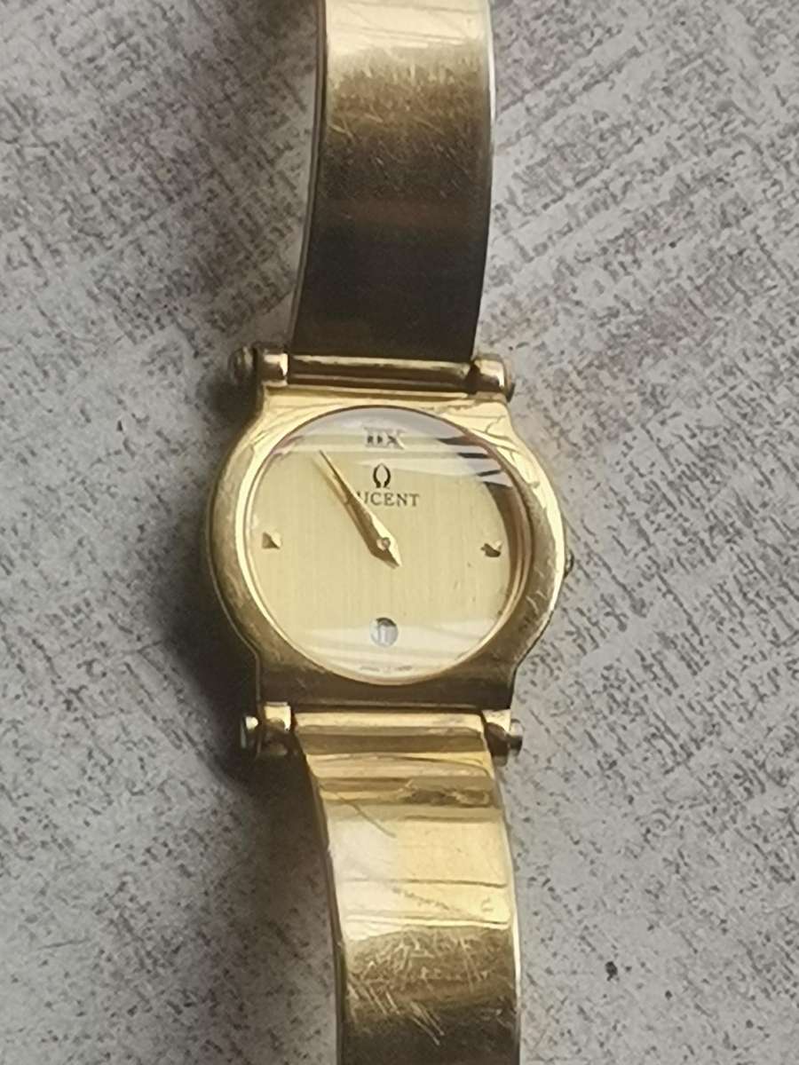 LADIES LUCENT GOLD PLATED WATCH IN EXCELLENT WORKING CONDITION