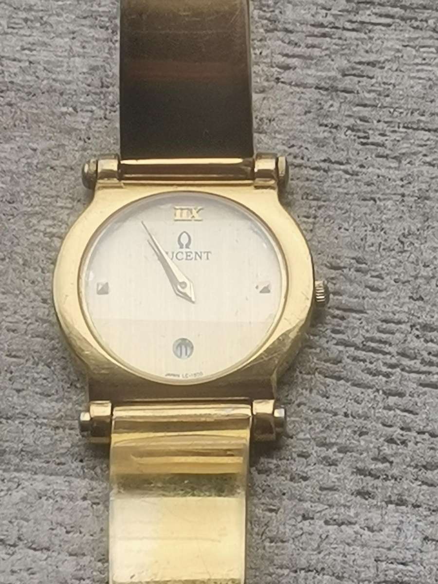 LADIES LUCENT GOLD PLATED WATCH IN EXCELLENT WORKING CONDITION