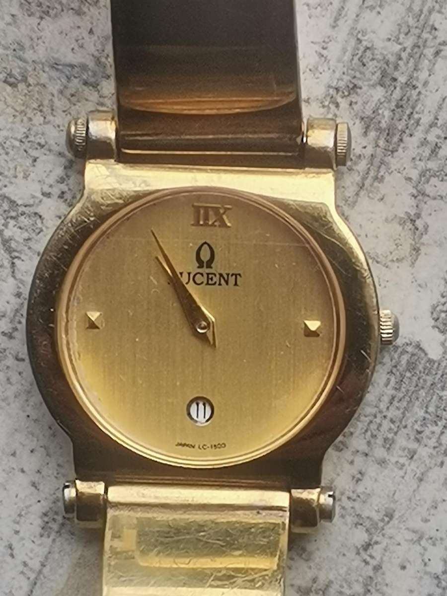 LADIES LUCENT GOLD PLATED WATCH IN EXCELLENT WORKING CONDITION