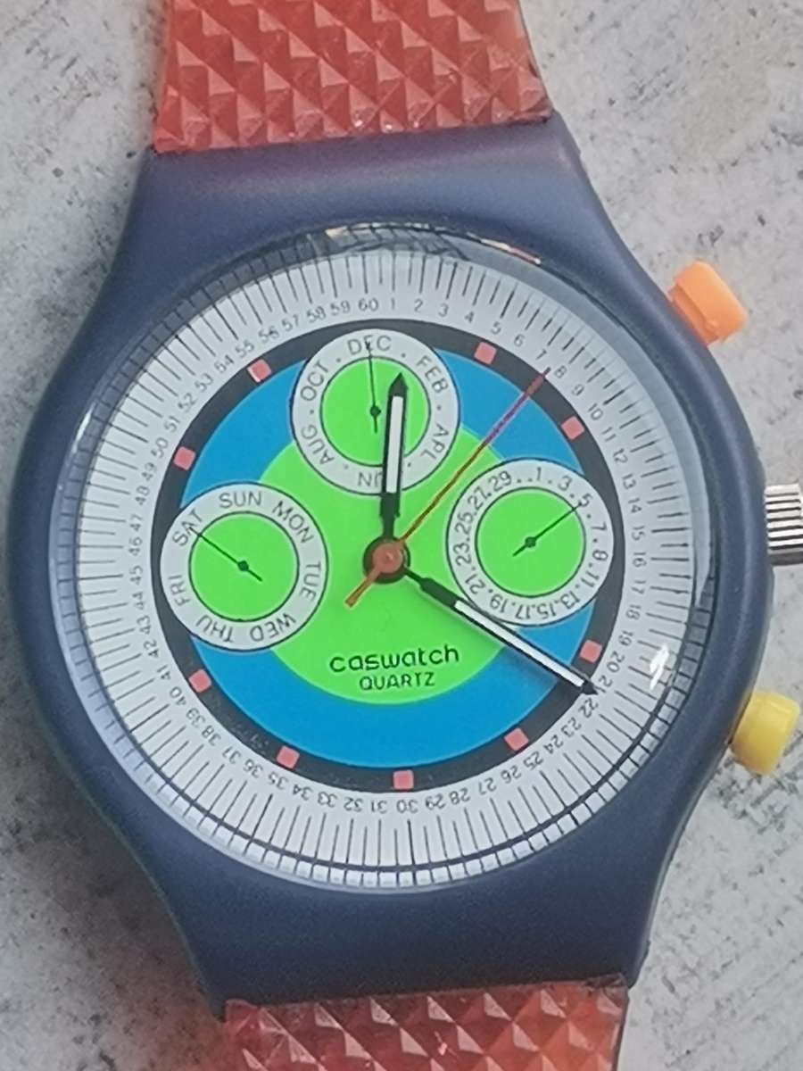 MENS CASWATCH WATCH IN EXCELLENT WORKING CONDITION