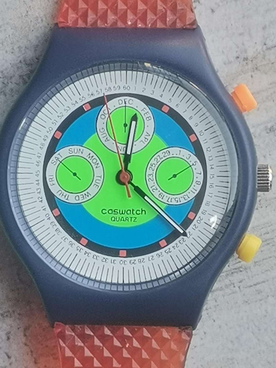 MENS CASWATCH WATCH IN EXCELLENT WORKING CONDITION