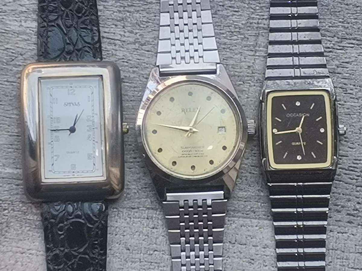 MENS VINTAGE WATCH COLLECTION ALL IN GOOD WORKING CONDITION