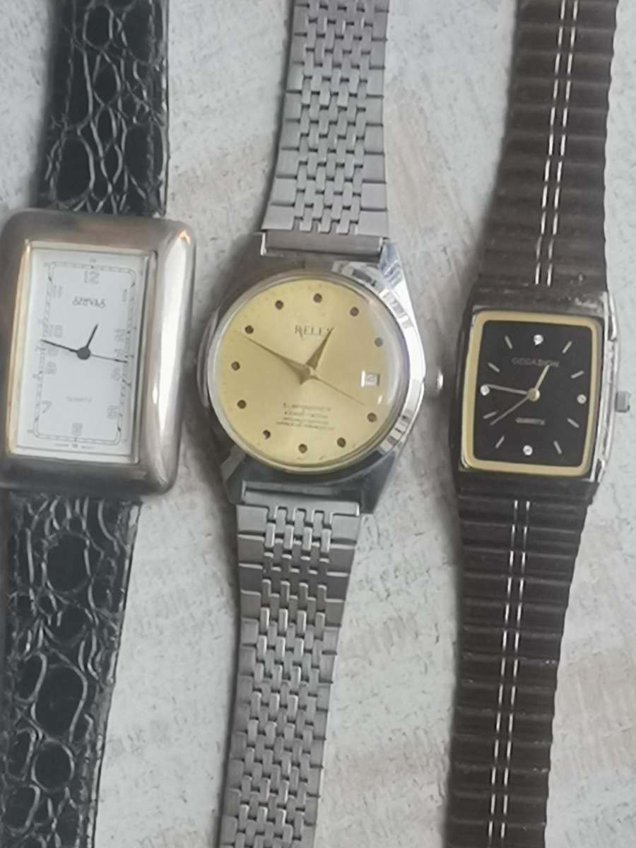 MENS VINTAGE WATCH COLLECTION ALL IN GOOD WORKING CONDITION