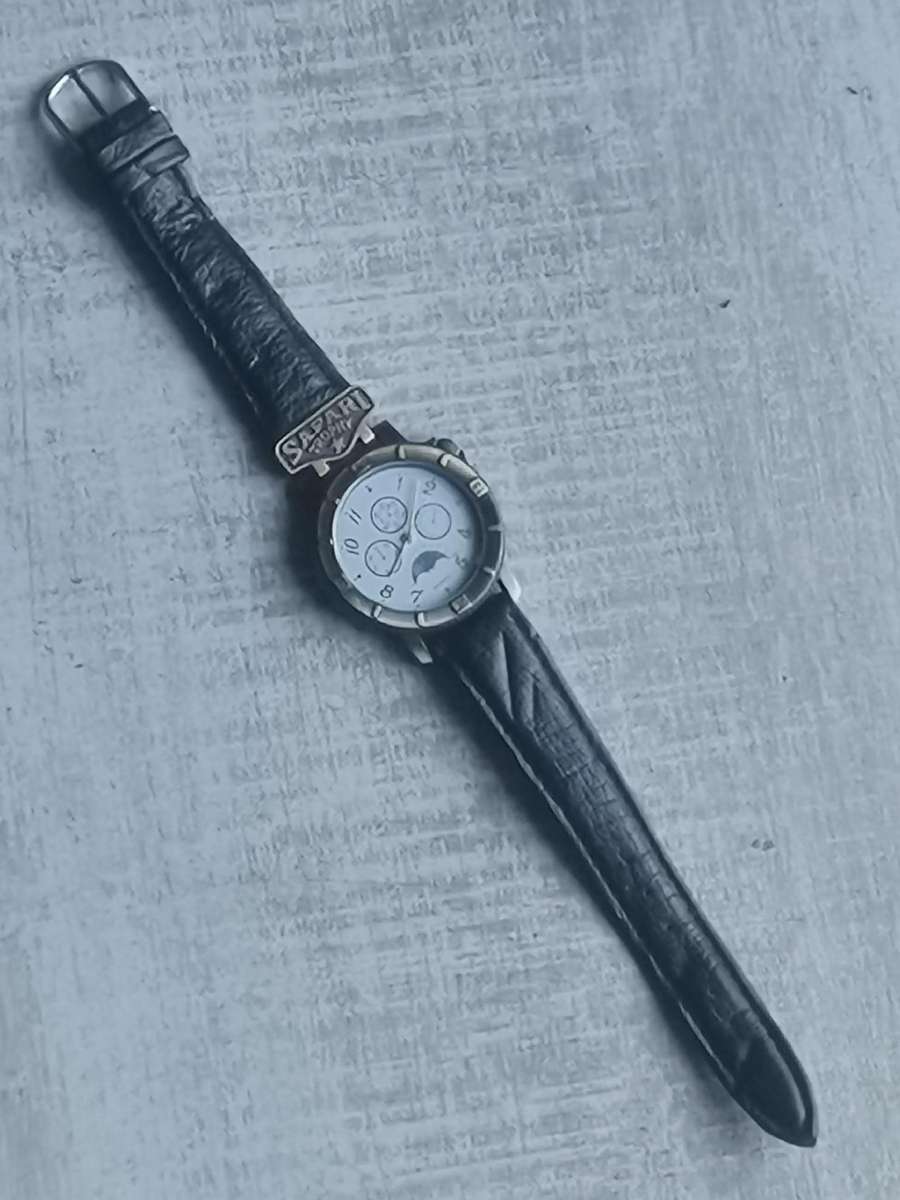 MENS VINTAGE SAFARI TROPHY WATCH IN EXCELLENT WORKING CONDITION