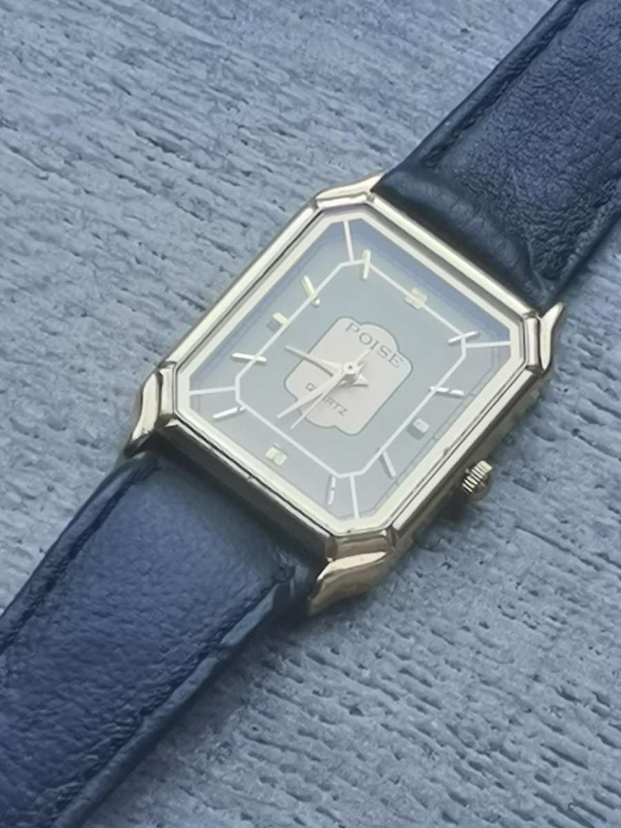 STUNNING LADIES POISE GOLD PLATED WATCH IN EXCELLENT WORKING CONDITION