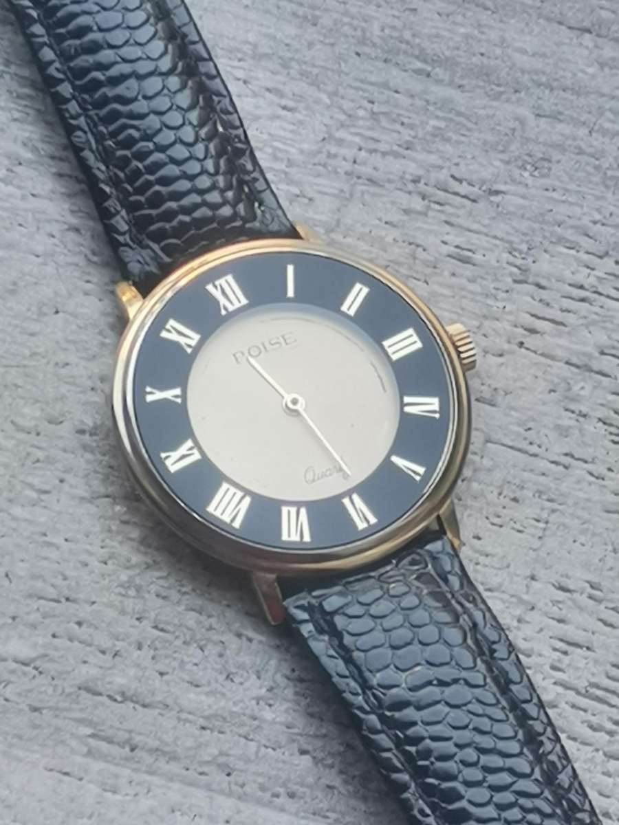 MENS VINTAGE POISE WATCH IN EXCELLENT WORKING CONDITION