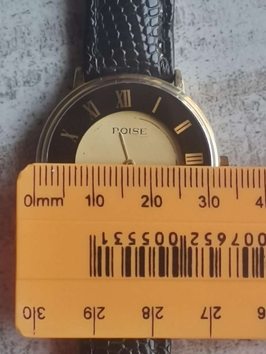 MENS VINTAGE POISE WATCH IN EXCELLENT WORKING CONDITION