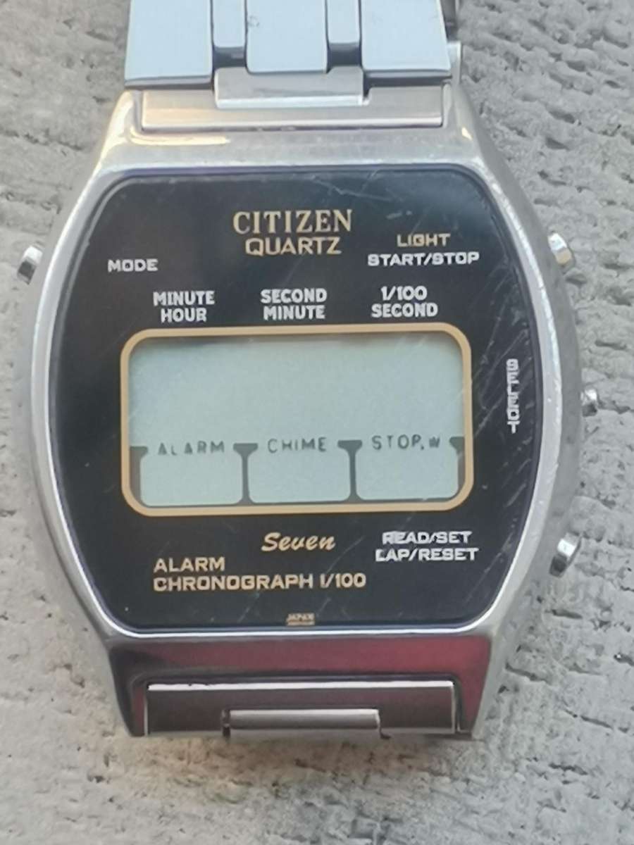 MENS VINTAGE DIGITAL WATCH COLLECTION - CITIZEN, LANCO AND CONVOY - BIDDING FOR ALL 3 WATCHES