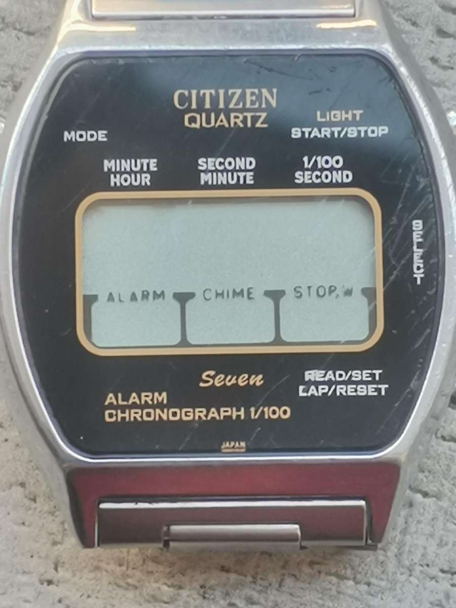 MENS VINTAGE DIGITAL WATCH COLLECTION - CITIZEN, LANCO AND CONVOY - BIDDING FOR ALL 3 WATCHES