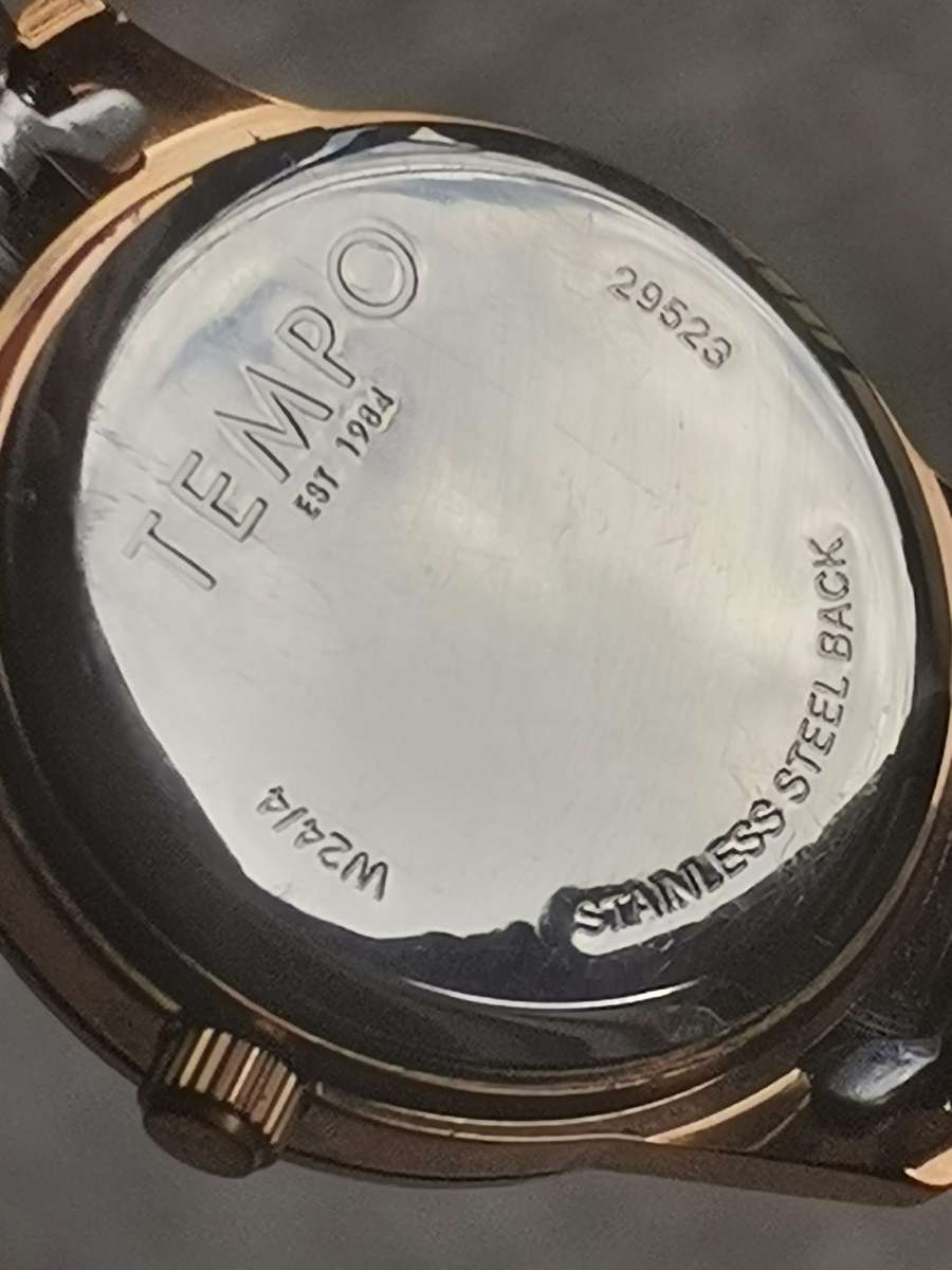 STUNNING LADIES 2 TONE TEMPO WATCH IN EXCELLENT WORKING CONDITION