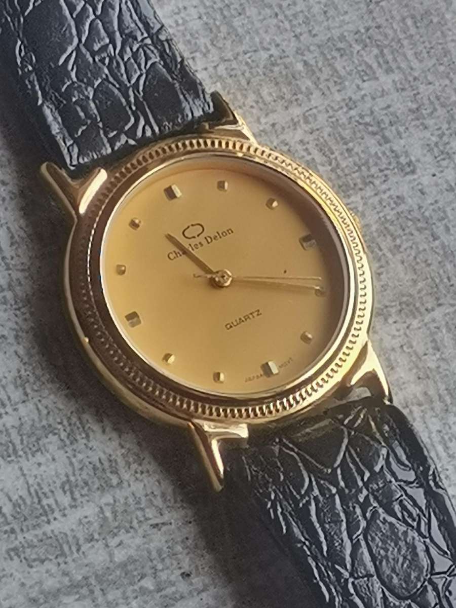 MENS CHARLES DELON WATCH IN EXCELLENT WORKING CONDITION