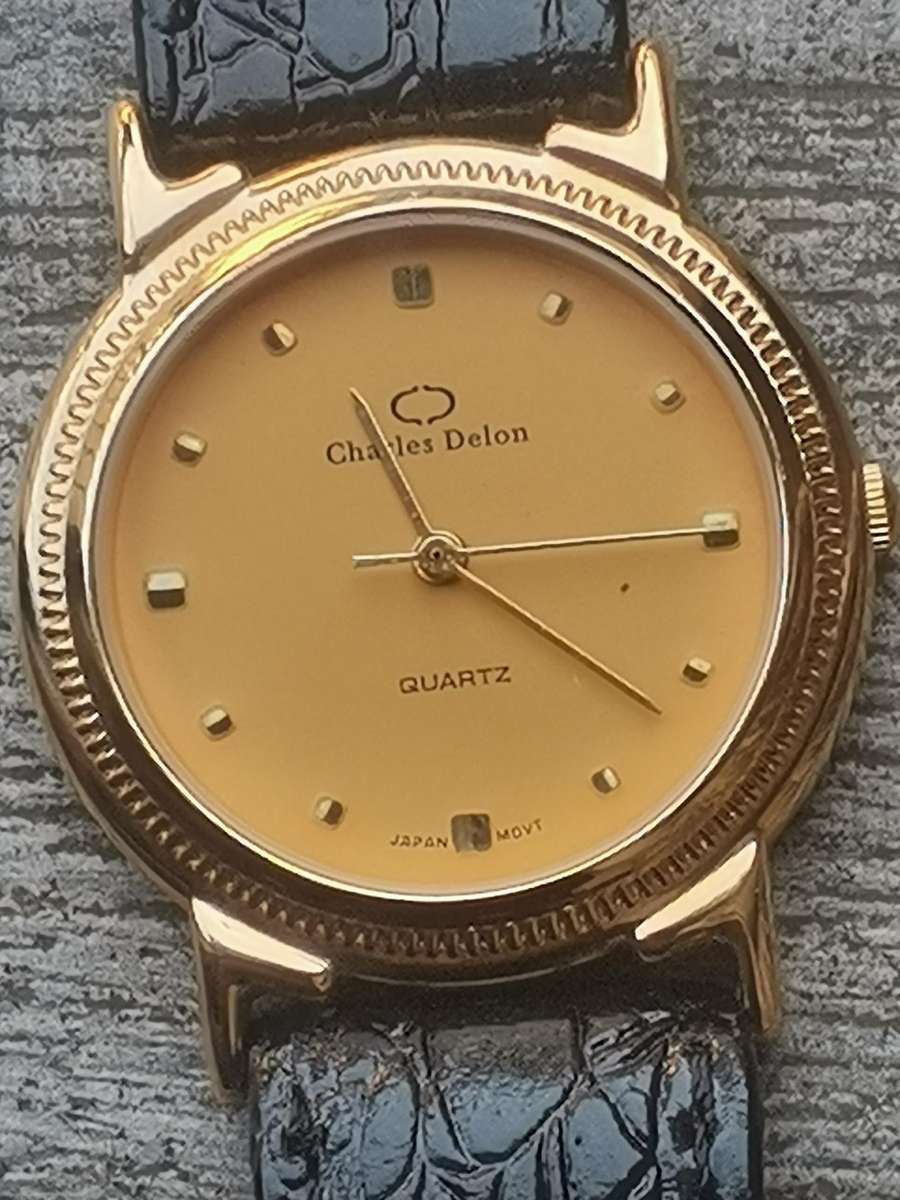 MENS CHARLES DELON WATCH IN EXCELLENT WORKING CONDITION