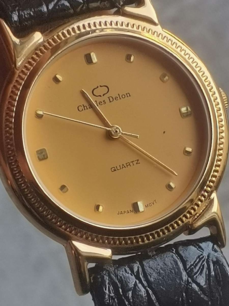 MENS CHARLES DELON WATCH IN EXCELLENT WORKING CONDITION