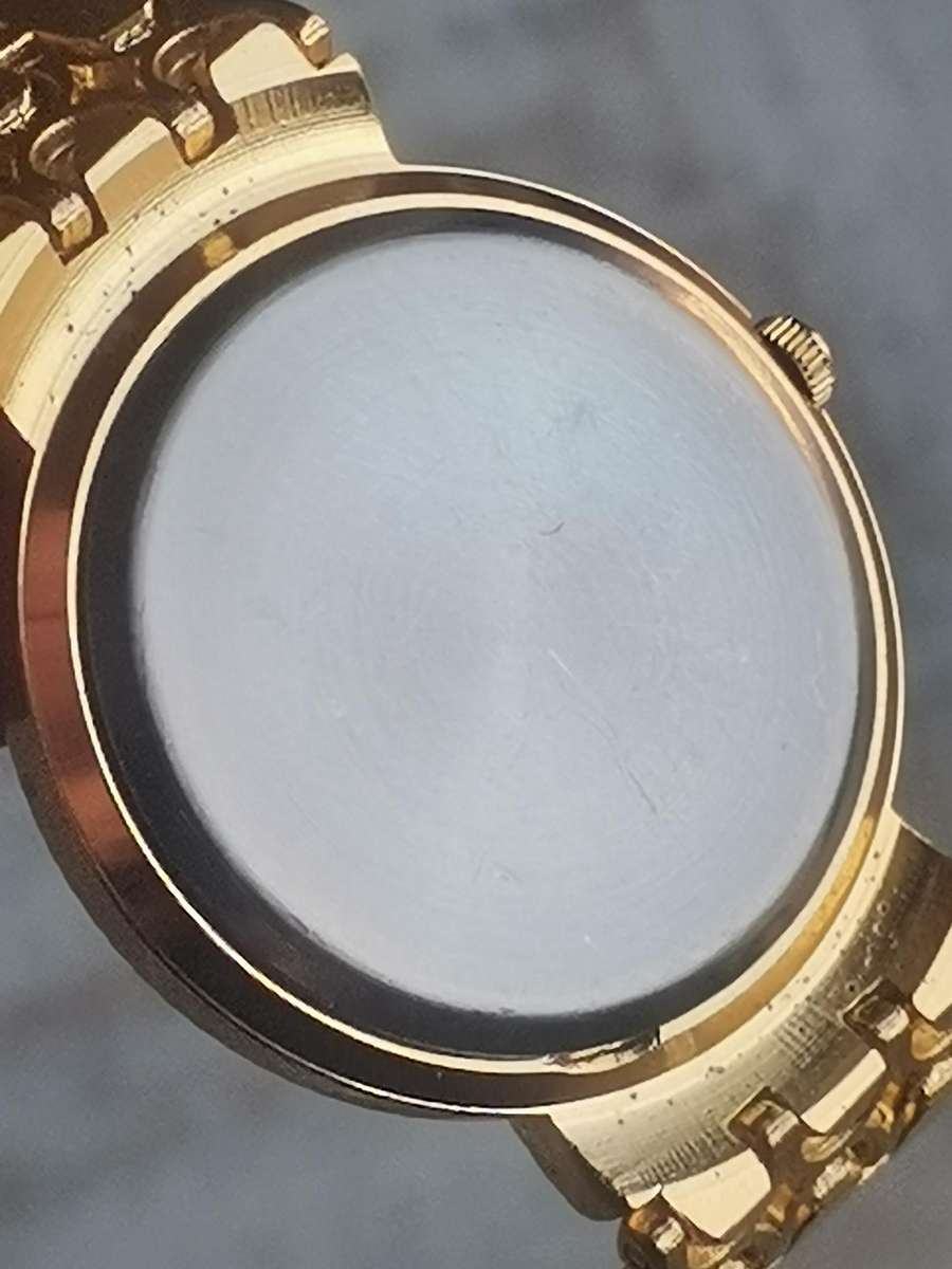 MENS SEIKQ GOLD WATCH IN EXCELLENT WORKING CONDITION