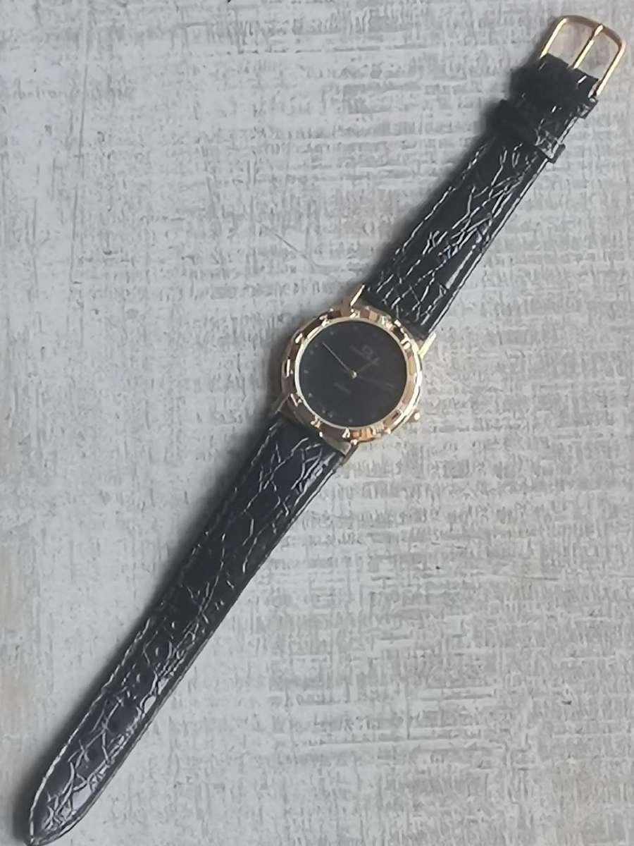 MENS CHARLES DELON GOLD PLATED WATCH IN EXCELLENT WORKING CONDITION