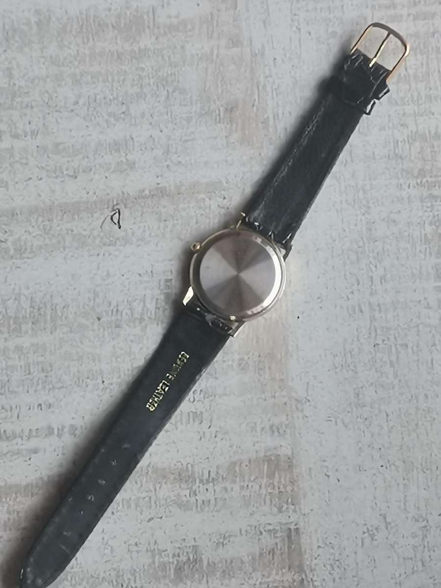 MENS CHARLES DELON GOLD PLATED WATCH IN EXCELLENT WORKING CONDITION