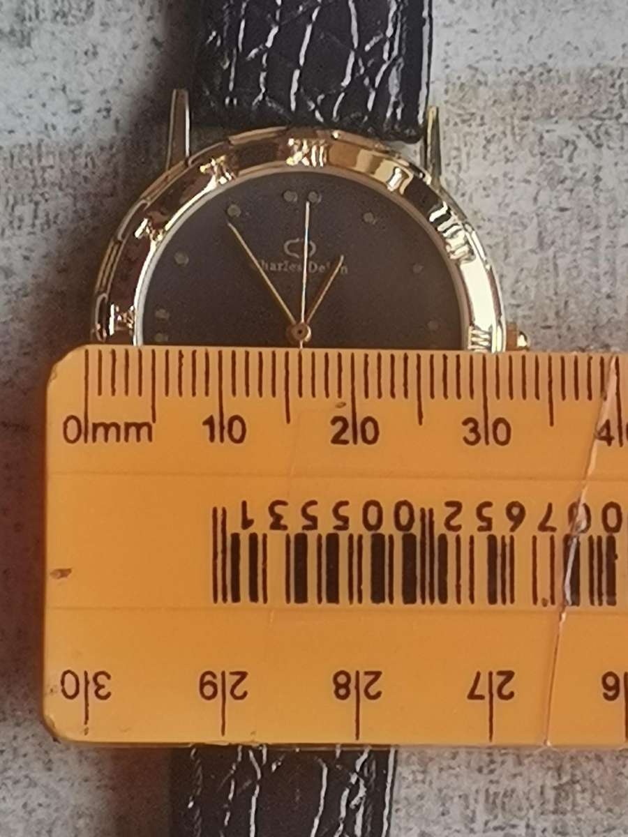 MENS CHARLES DELON GOLD PLATED WATCH IN EXCELLENT WORKING CONDITION