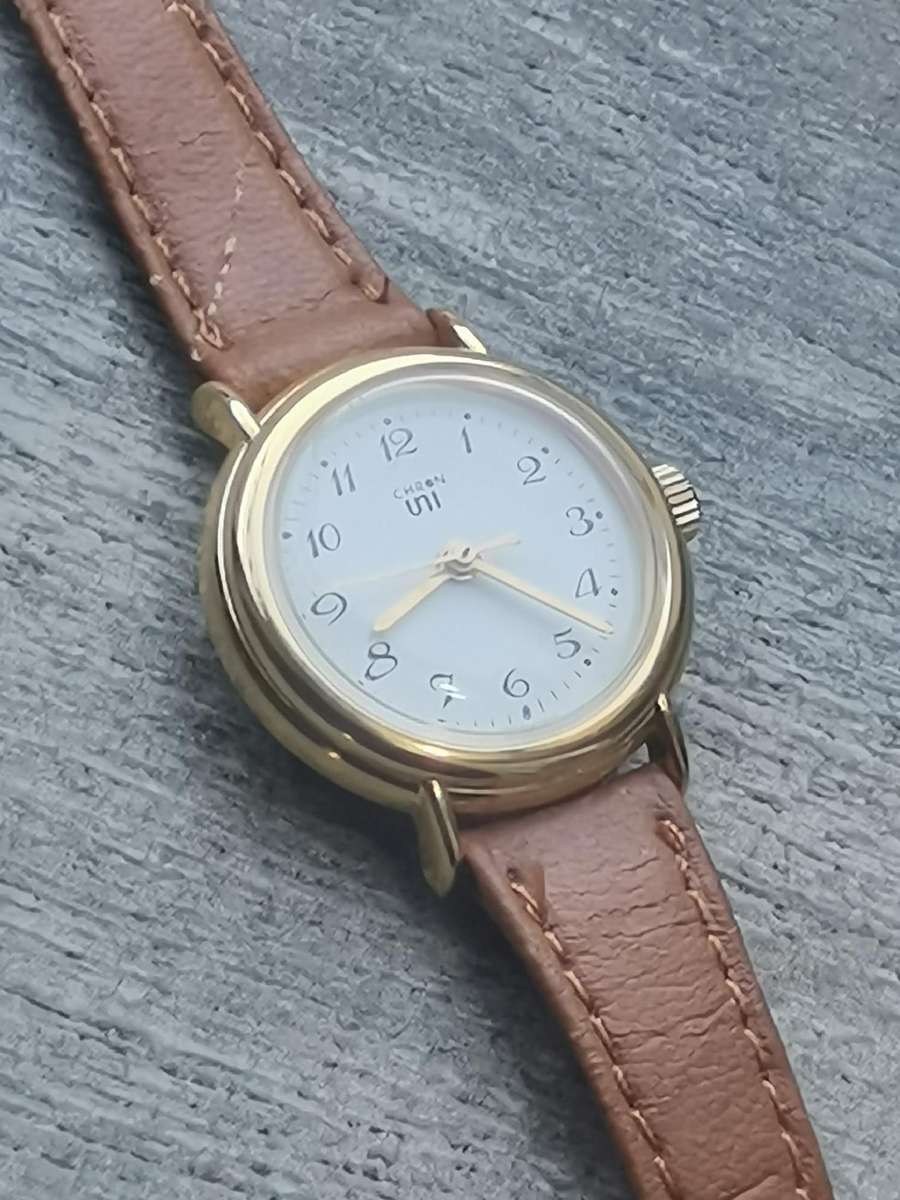 LADIES CHRON UTI GERMANY MECHANICAL HAND WINDING WATCH IN EXCELLENT WORKING CONDITION