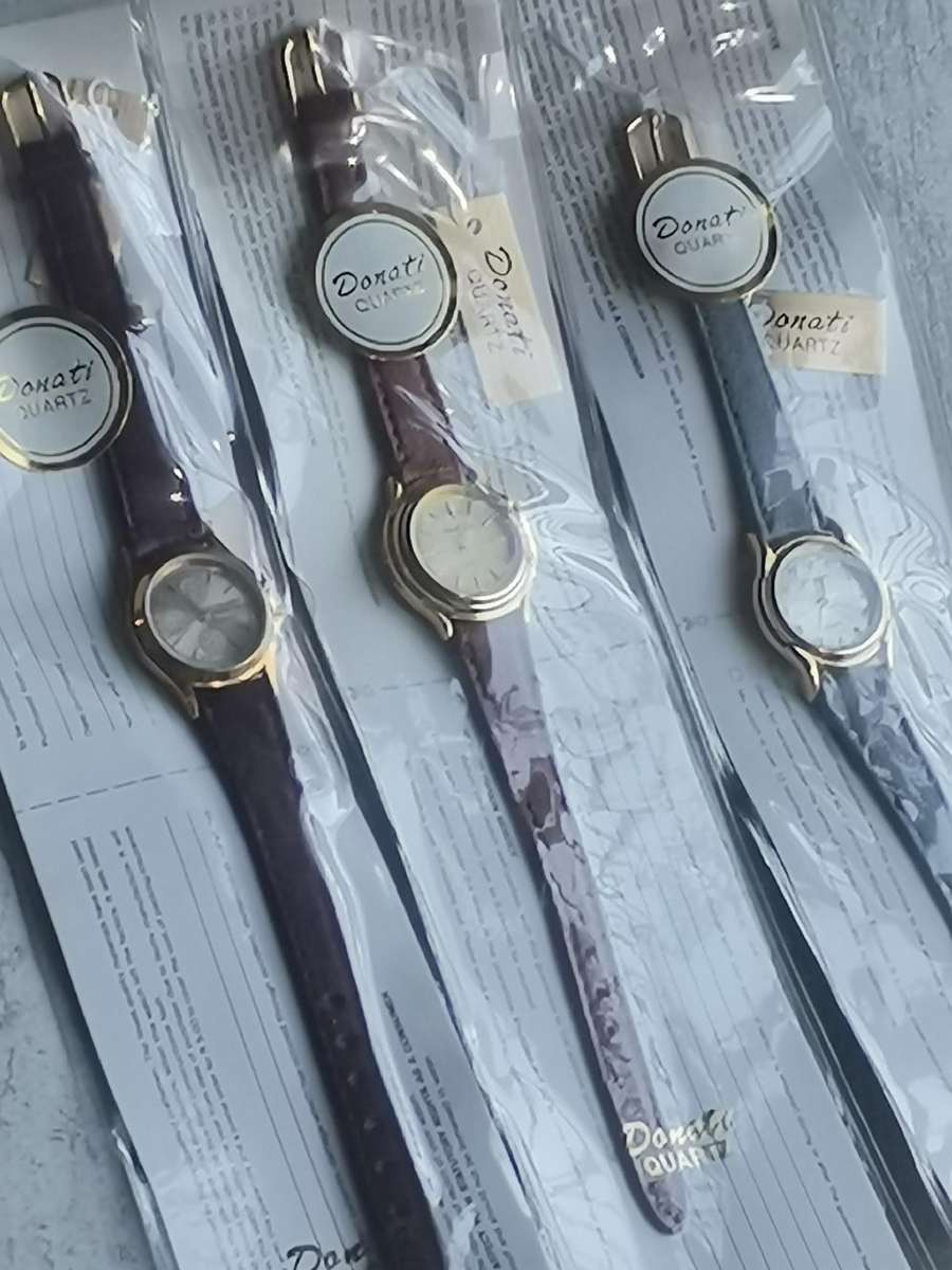 LADIES DONATI WATCH COLLECTION ALL IN EXCELLENT WORKING CONDITION - BIDDING FOR ALL 3 WATCHES
