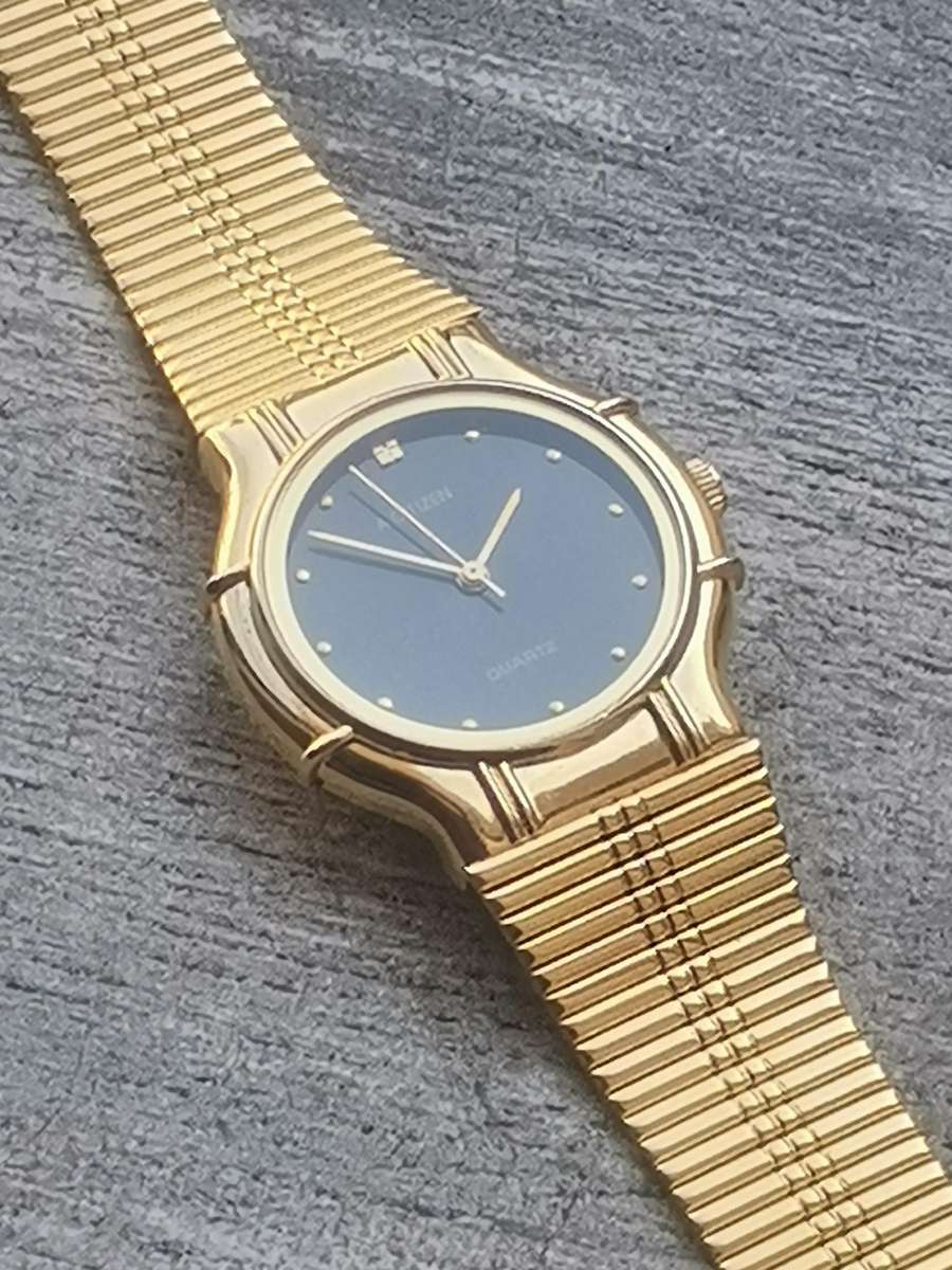 MENS VINTAGE ACITIZEN GOLD WATCH IN EXCELLENT WORKING CONDITION