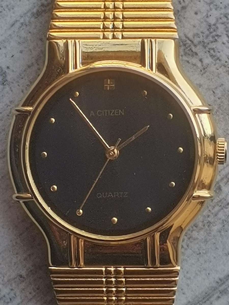 MENS VINTAGE ACITIZEN GOLD WATCH IN EXCELLENT WORKING CONDITION
