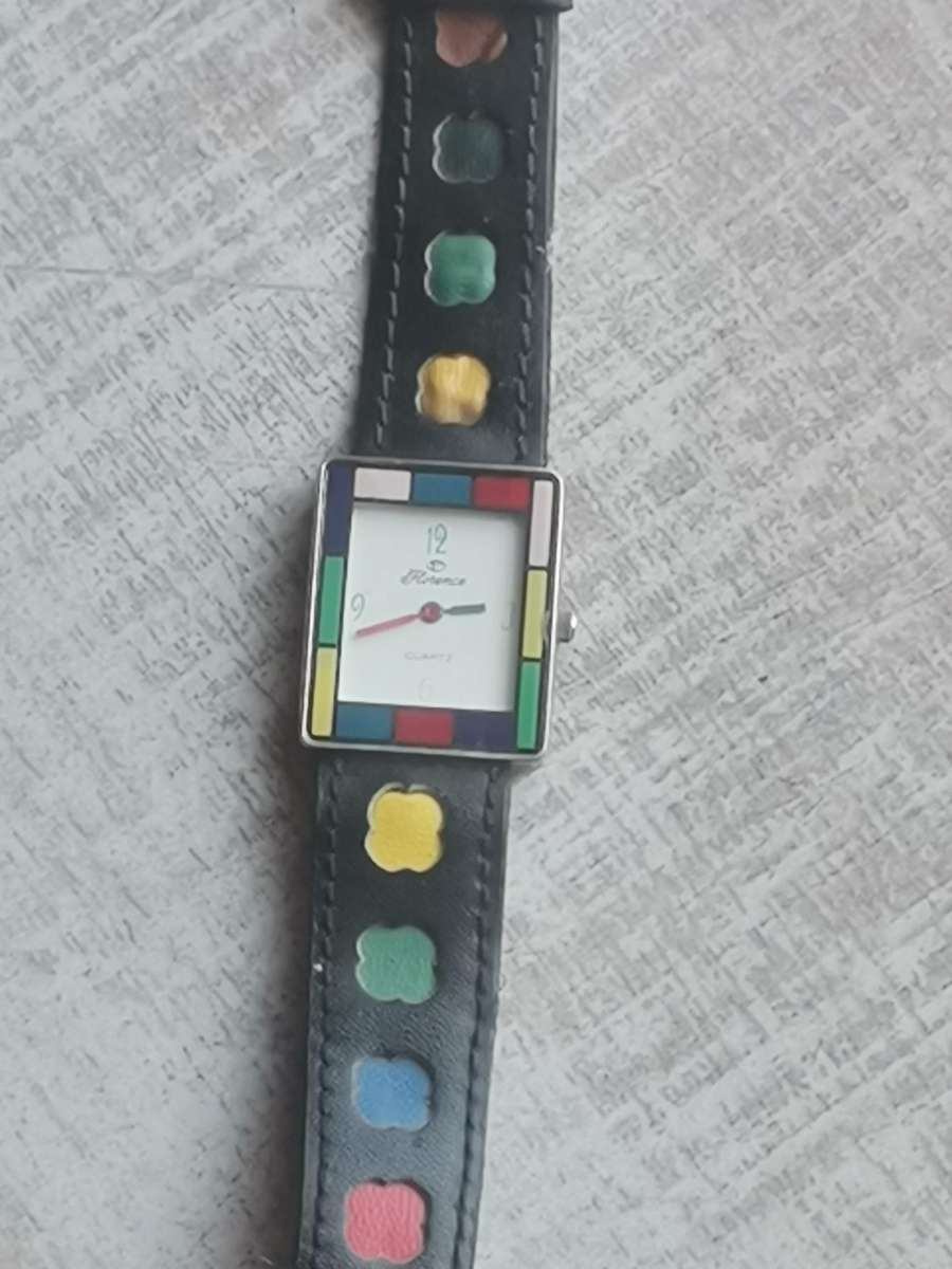 LADIES FLORENCE COLOURFUL WATCH IN EXCELLENT WORKING CONDITION