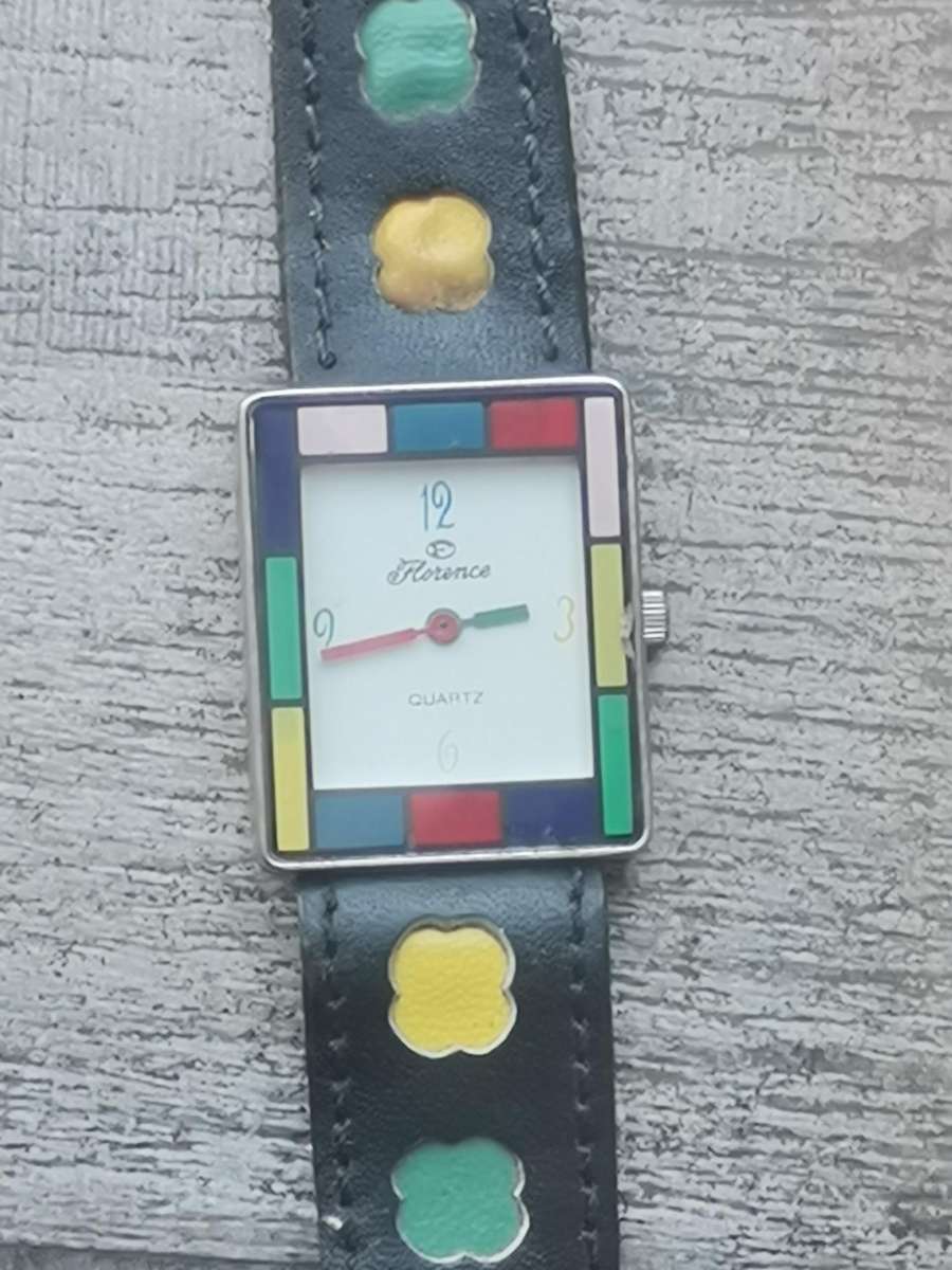 LADIES FLORENCE COLOURFUL WATCH IN EXCELLENT WORKING CONDITION